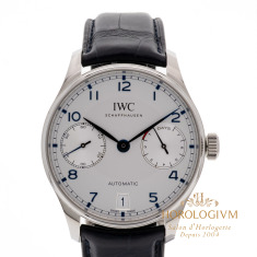 IWC Portugieser 7 Days REF. IW500705, watch, silver