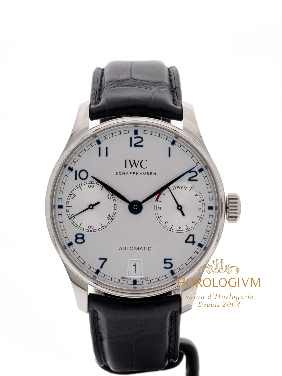 IWC Portugieser 7 Days REF. IW500705, watch, silver