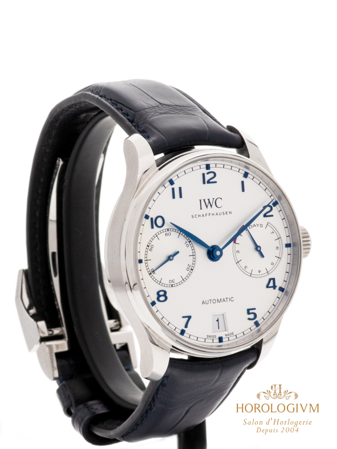 IWC Portugieser 7 Days REF. IW500705, watch, silver