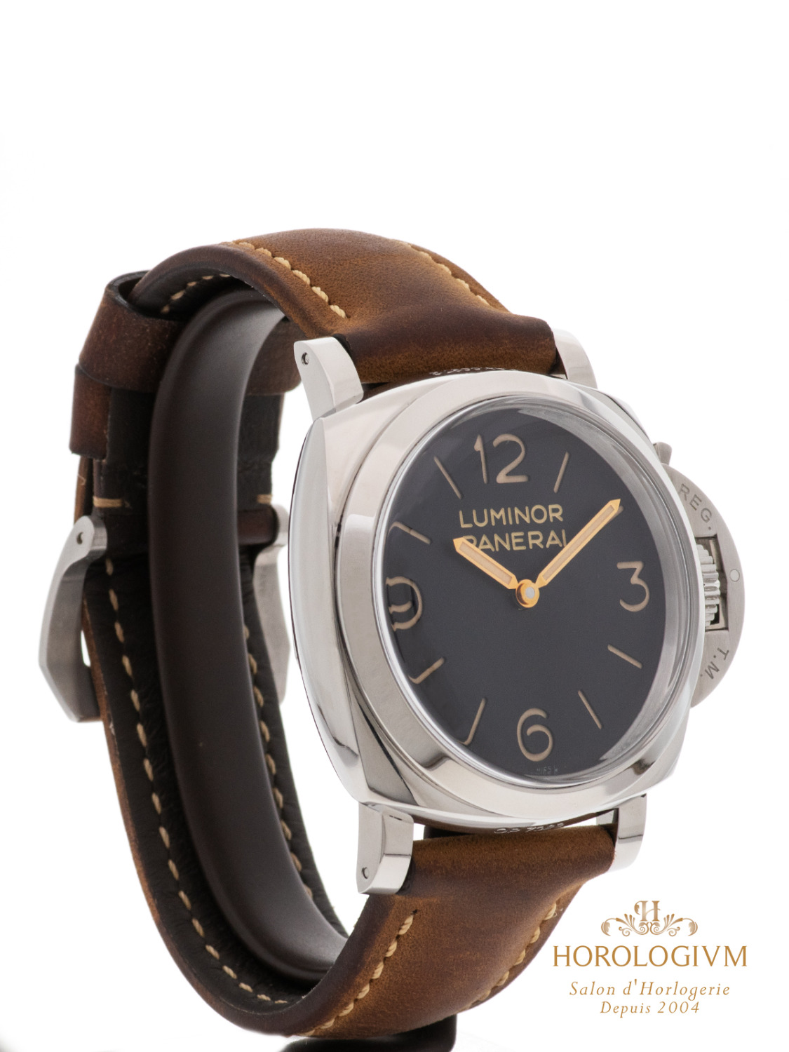 Panerai Luminor 1950 3 Days PAM00372, watch, silver