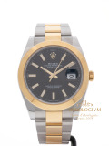 Rolex Datejust TWO-TONE 41 MM Ref. 126303, watch, silver (case) & yellow gold (bezel)