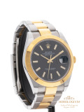 Rolex Datejust TWO-TONE 41 MM Ref. 126303, watch, silver (case) & yellow gold (bezel)