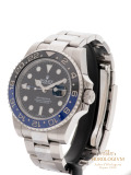 Rolex GMT-Master II “Batman” Ref. 116710BLNR watch, silver (case) and silver & black + blue cerachrom  / ceramic (bezel)