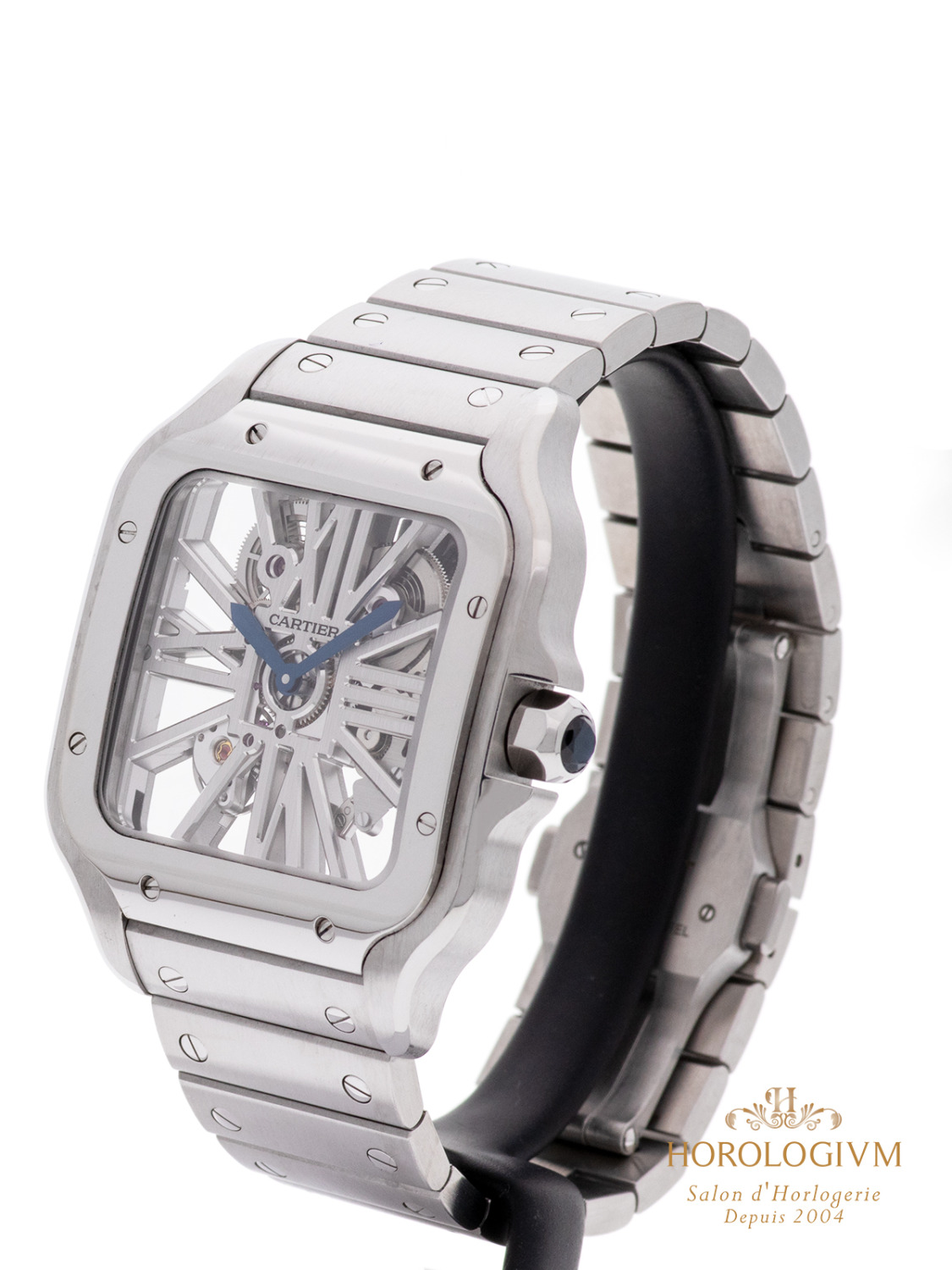 Cartier Santos Skeleton REF. WHSA0015, watch, silver