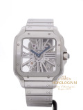 Cartier Santos Skeleton REF. WHSA0015, watch, silver