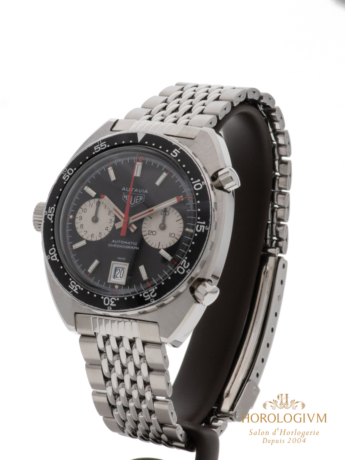 Heuer Autavia Chronograph Automatic REF. 1163, watch, silver