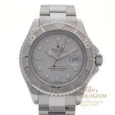 Rolex Yacht-Master Platinum Dial Bezel 40MM Ref.16622, watch, silver