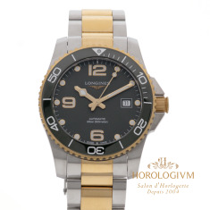 Longines Hydro Conquest Ref. L3.782.3.06.7, watch, Two-Tone Silver (Case) and Yellow Gold (Bezel)