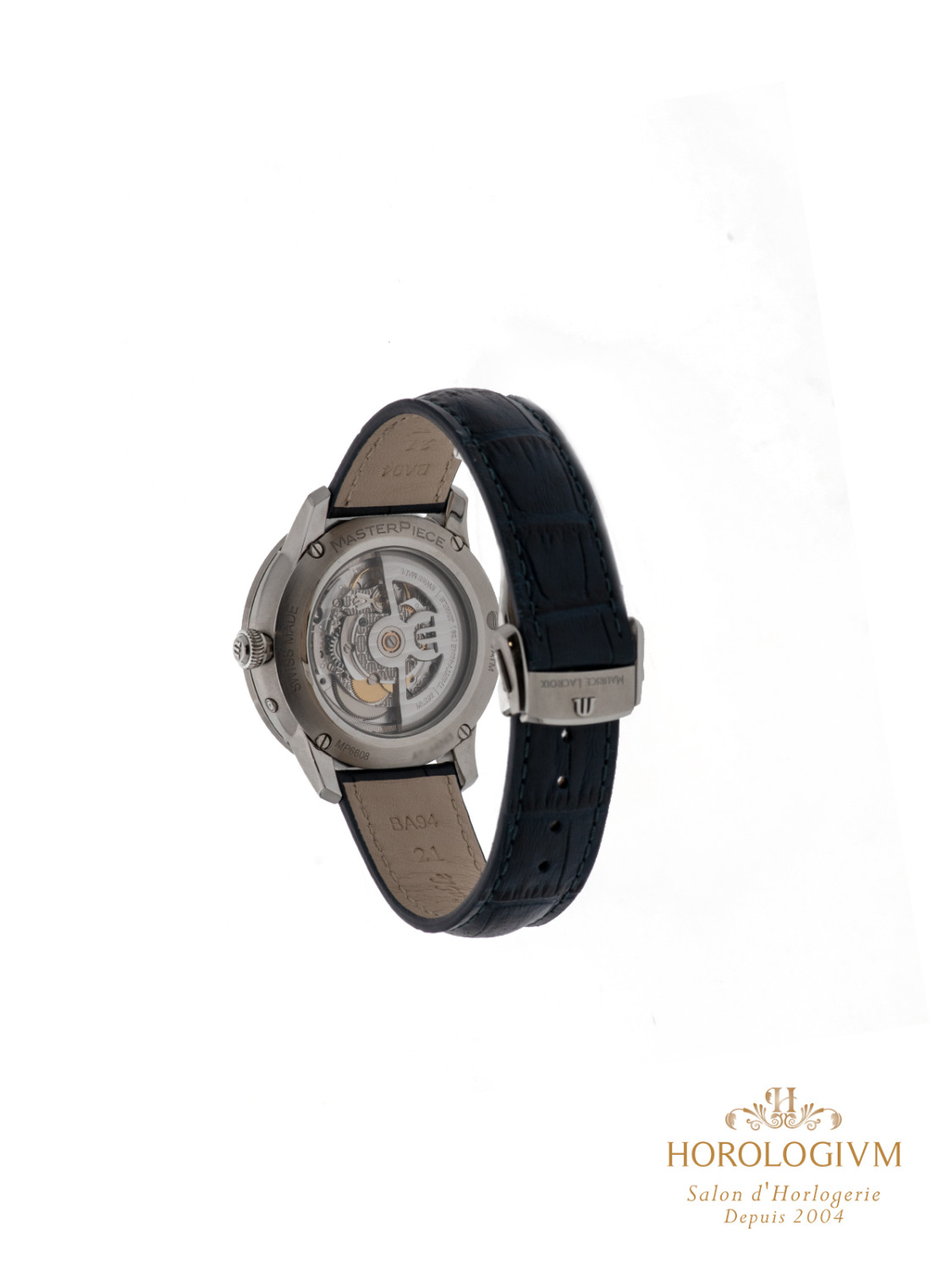 Maurice Lacroix Masterpiece „Lune Rétrograde Day-Date“ REF. MP6608-SS001-410, watch, silver