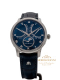 Maurice Lacroix Masterpiece „Lune Rétrograde Day-Date“ REF. MP6608-SS001-410, watch, silver