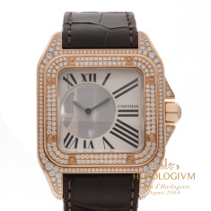 Cartier Santos 100 Mystery REF. WM502551 LIMITED 10/10, watch, rose gold