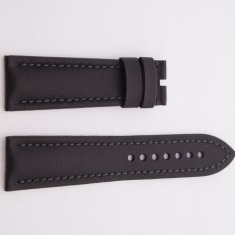 Fabric and Leather Blancpain Strap, mat black