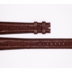 Leather Pierre Kunz Strap, dark brown