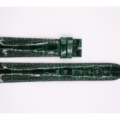 Leather Strap, glossy green