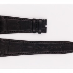 Crocodile Leather Audemars Piguet Royal Oak Offshore Strap, black