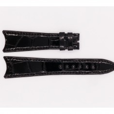 Crocodile Leather Audemars Piguet Royal Oak Offshore Strap, black