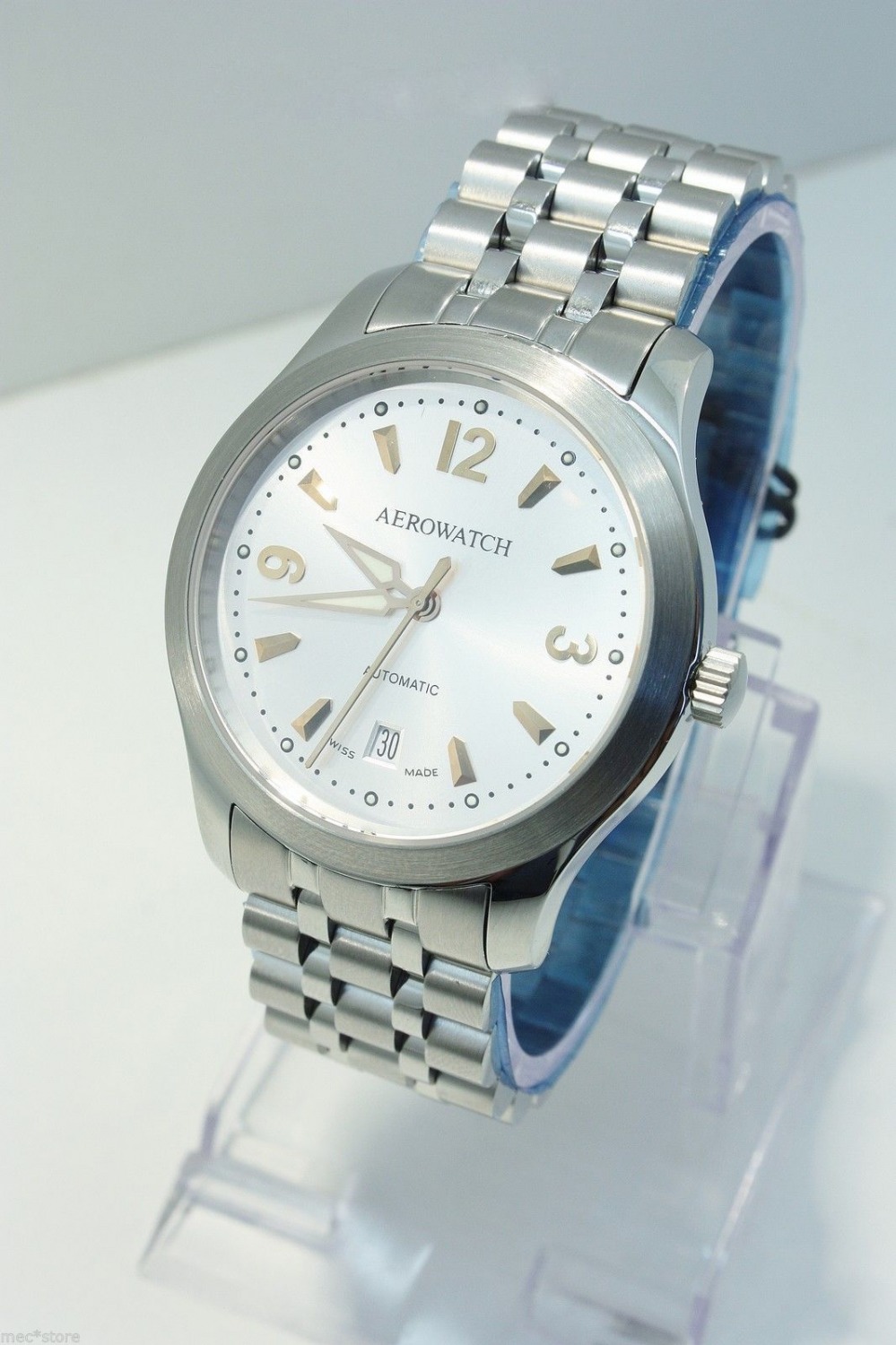 Aerowatch Aeroplan Automatic A 60906 AA02 M Watch, silver