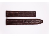 Crocodile Leather Maurice Lacroix strap, dark brown