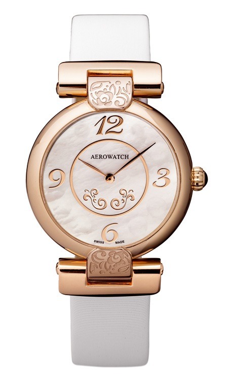 Aerowatch Harlequin Flowers A 33933 RO07 watch, rose gold