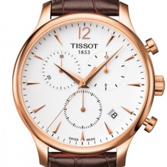 Tissot T-Classic Tradition Chronograph T063.617.36.037.00 watch, rose gold