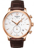 Tissot T-Classic Tradition Chronograph T063.617.36.037.00 watch, rose gold