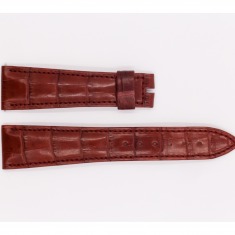 Crocodile Leather Breguet Strap, Cousu Main, light brown