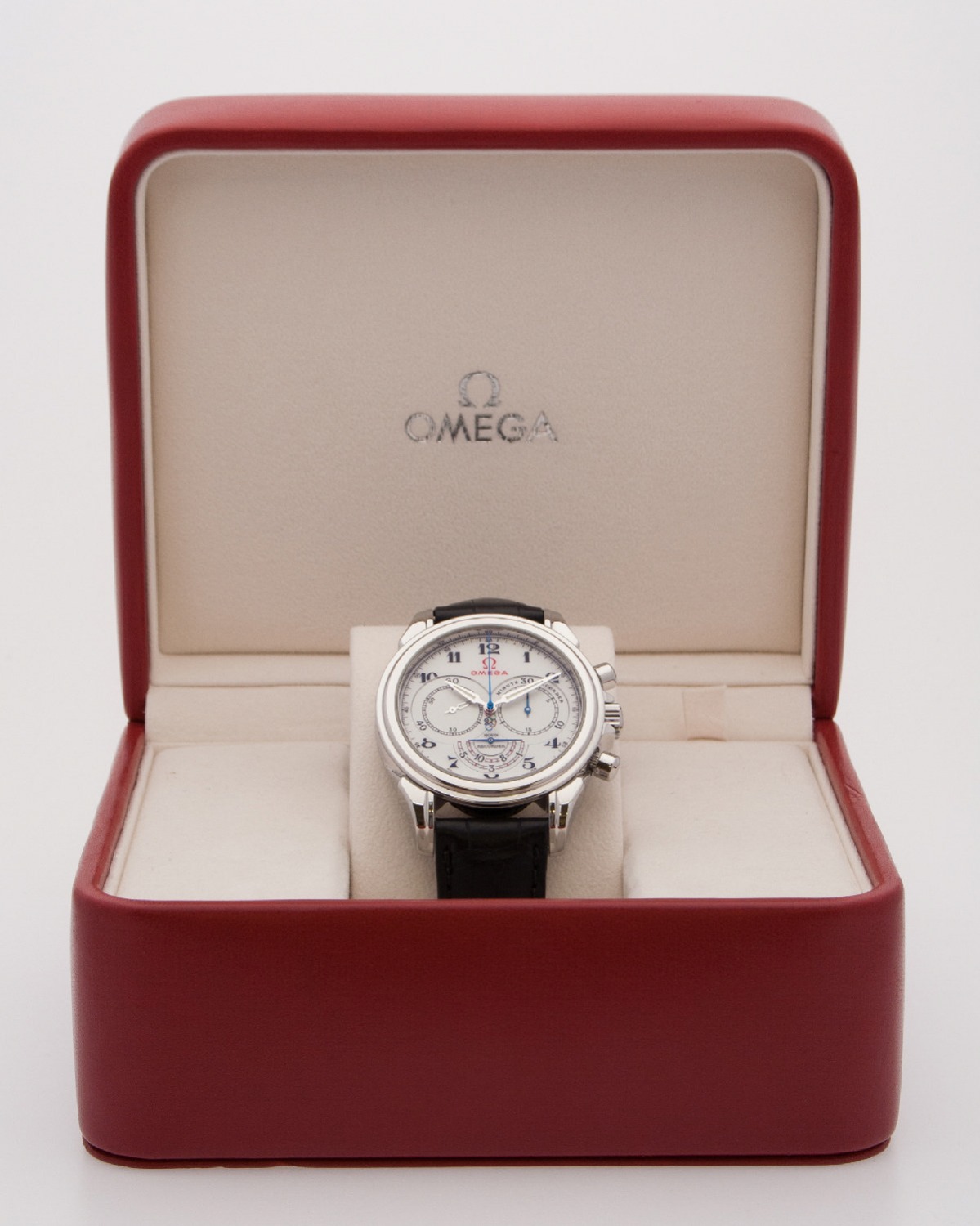 Omega Olympic Co-Axial Chronoscope watch, silver