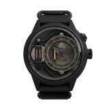 The Electricianz The Blackout ZZ - A1C / 03 watch, two tone (Bi - colored) light carbon-grey and black