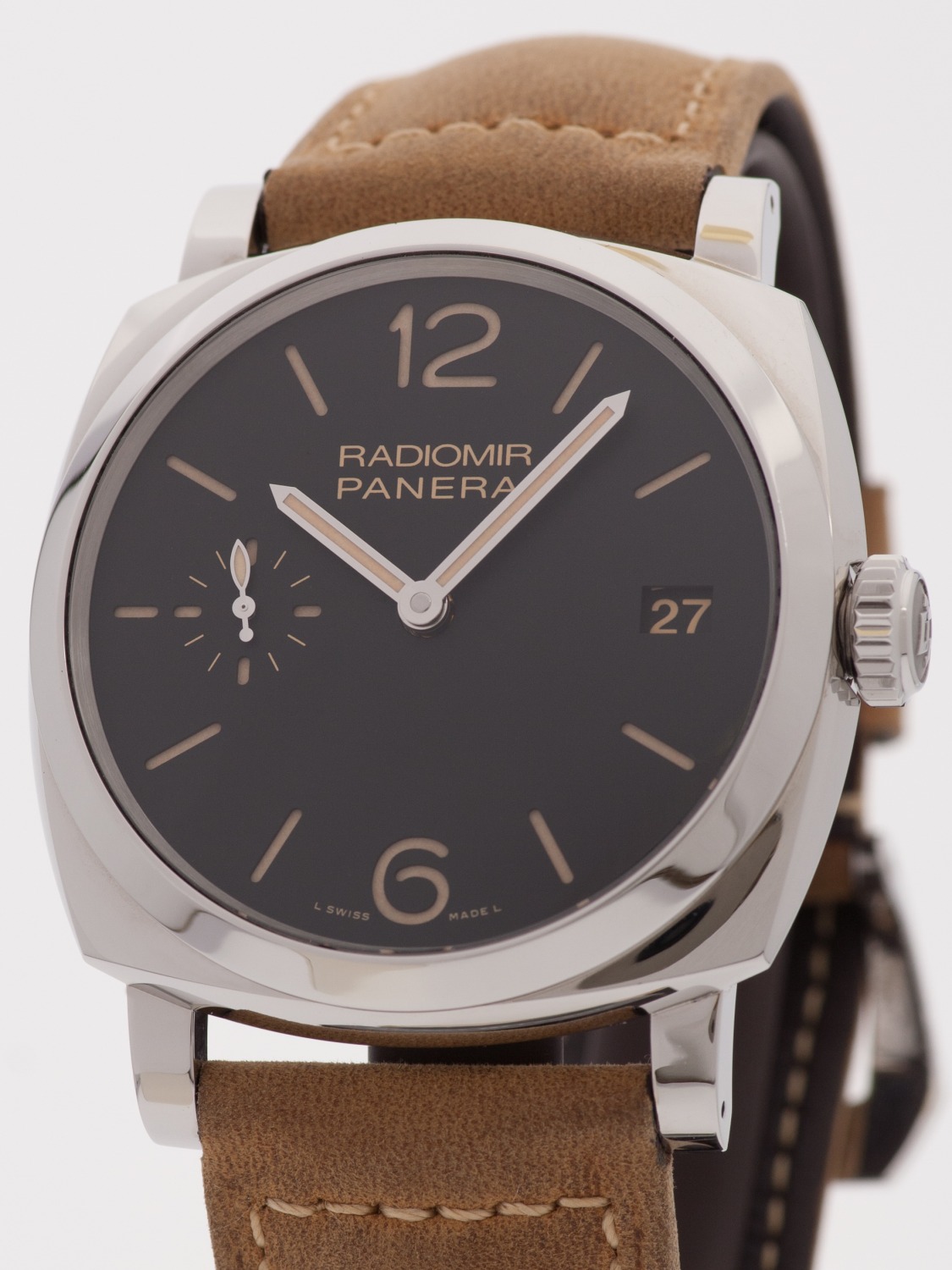 Panerai Radiomir 1940 3 Days PAM 00514 watch, silver