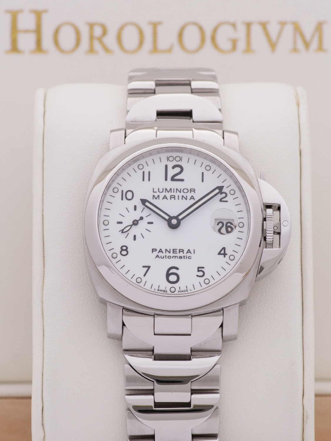 Panerai Luminor Marina 40MM PAM00051 watch, silver