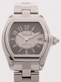 Cartier Roadster Automatic watch, silver