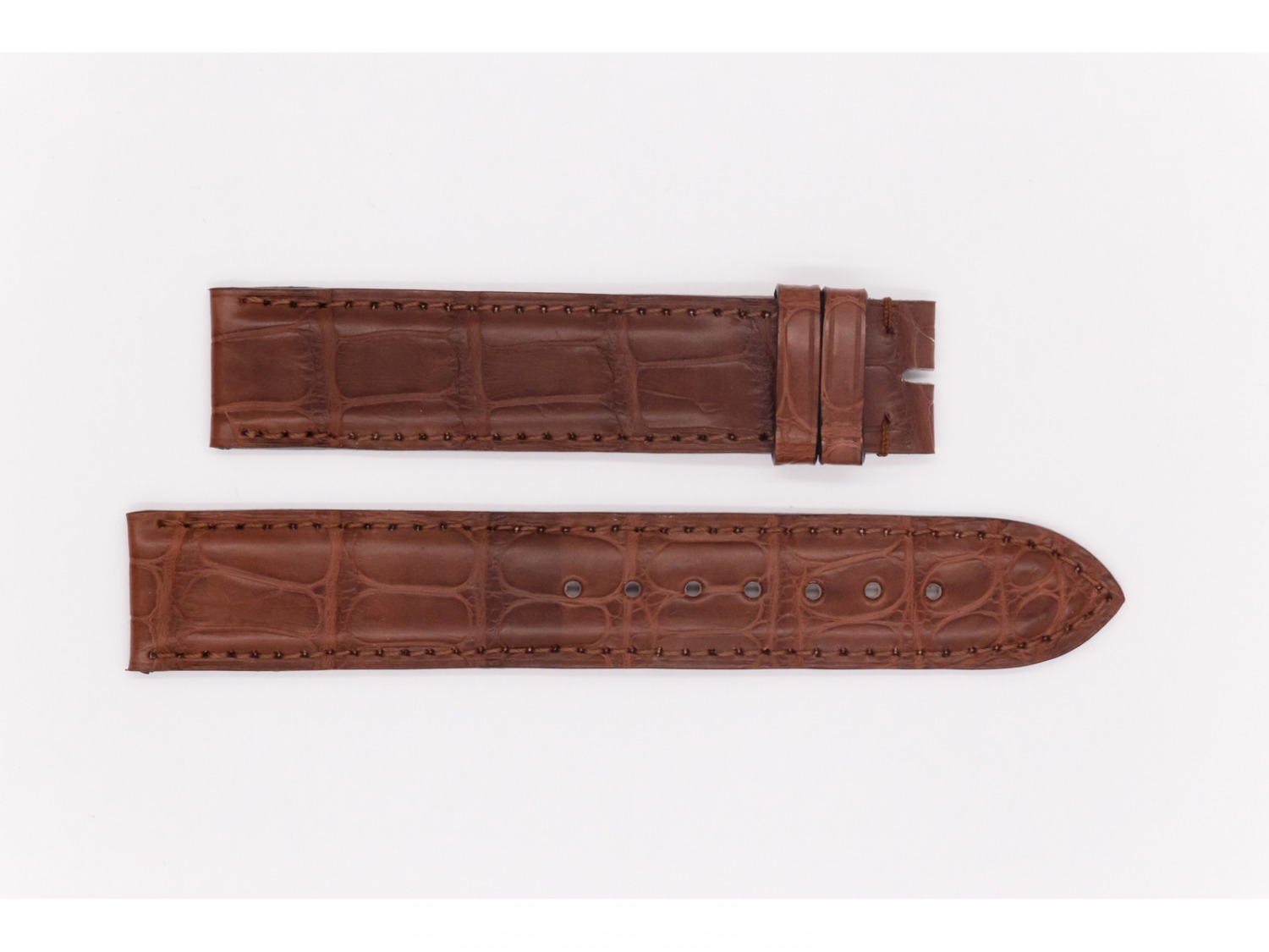 Leather Cartier Strap, brown