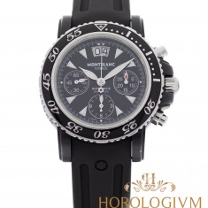 Montblanc Meisterstück Sport Flyback Ref. 7044 watch, matte black