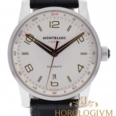 Montblanc Timewalker UTC ref. 7255 watch, silver