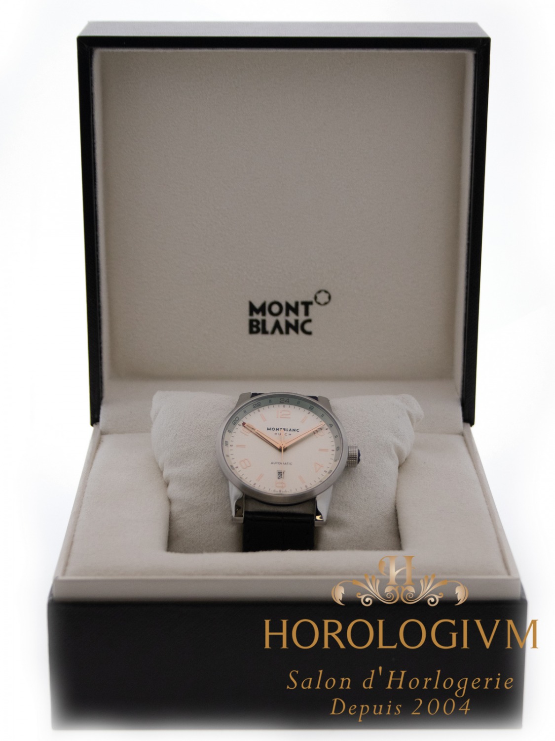 Montblanc Timewalker UTC ref. 7255 watch, silver