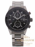 Tag Heuer Carrera Calibre Heuer 01 watch, silver (case) and black ceramic (bezel)