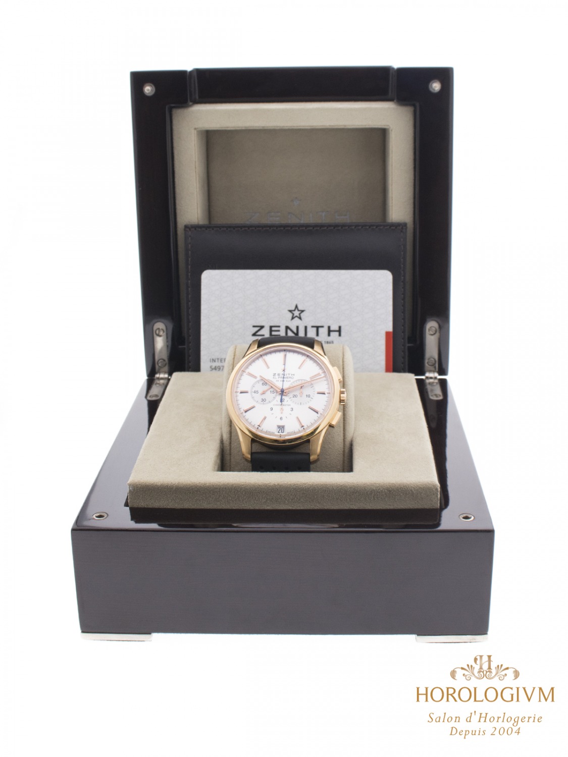 Zenith Capitan El Primero Chronograph 42MM watch, rose gold