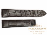 Leather Cartier Strap, dark brown